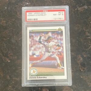 Upper Deck 1990 Dennis Eckersley Trading Card
